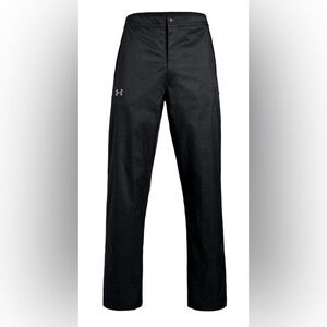 Under Armour: Black Cargo ArmourStorm Wind Proof Pants Relaxed Fit Performance